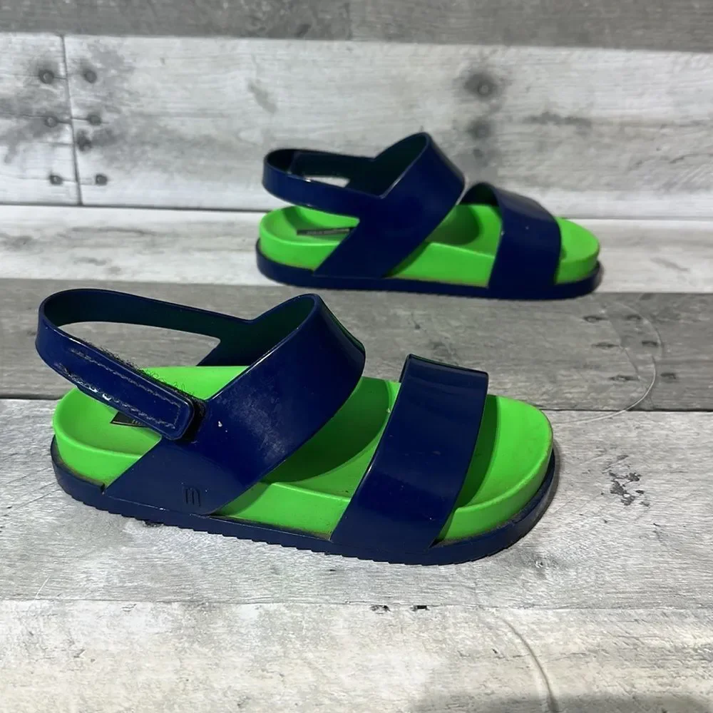 Mini Melissa Strappy Sandals Girls Sz 10‎